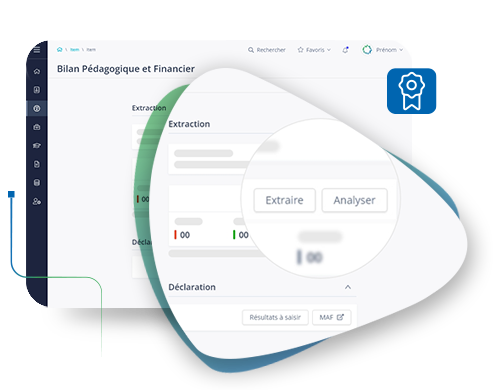 Logiciel pour générer le bilan pédagogique financier